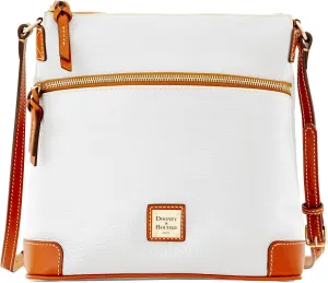 Dooney & Bourke Women's Crossbody in Pebble Grain Leather, Large Handbag with Adjustable Shoulder Strap
