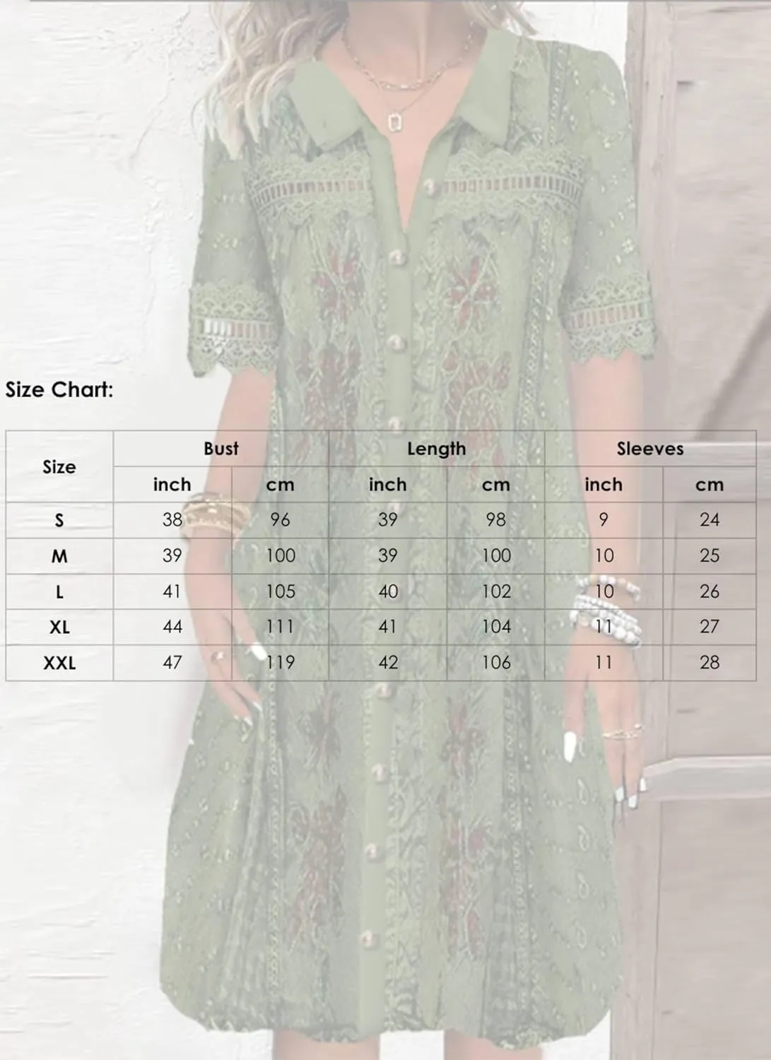 Dresses for Women Print Shift Front Buttons Collared Dress Short Hollow Sleeve Mini Dress Casual Dresses