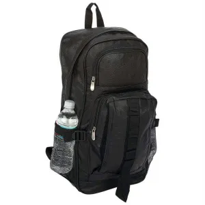 Embassy Hand-sewn Pebble Grain Genuine Leather Backpack- Sewn Pebble Grain Bp