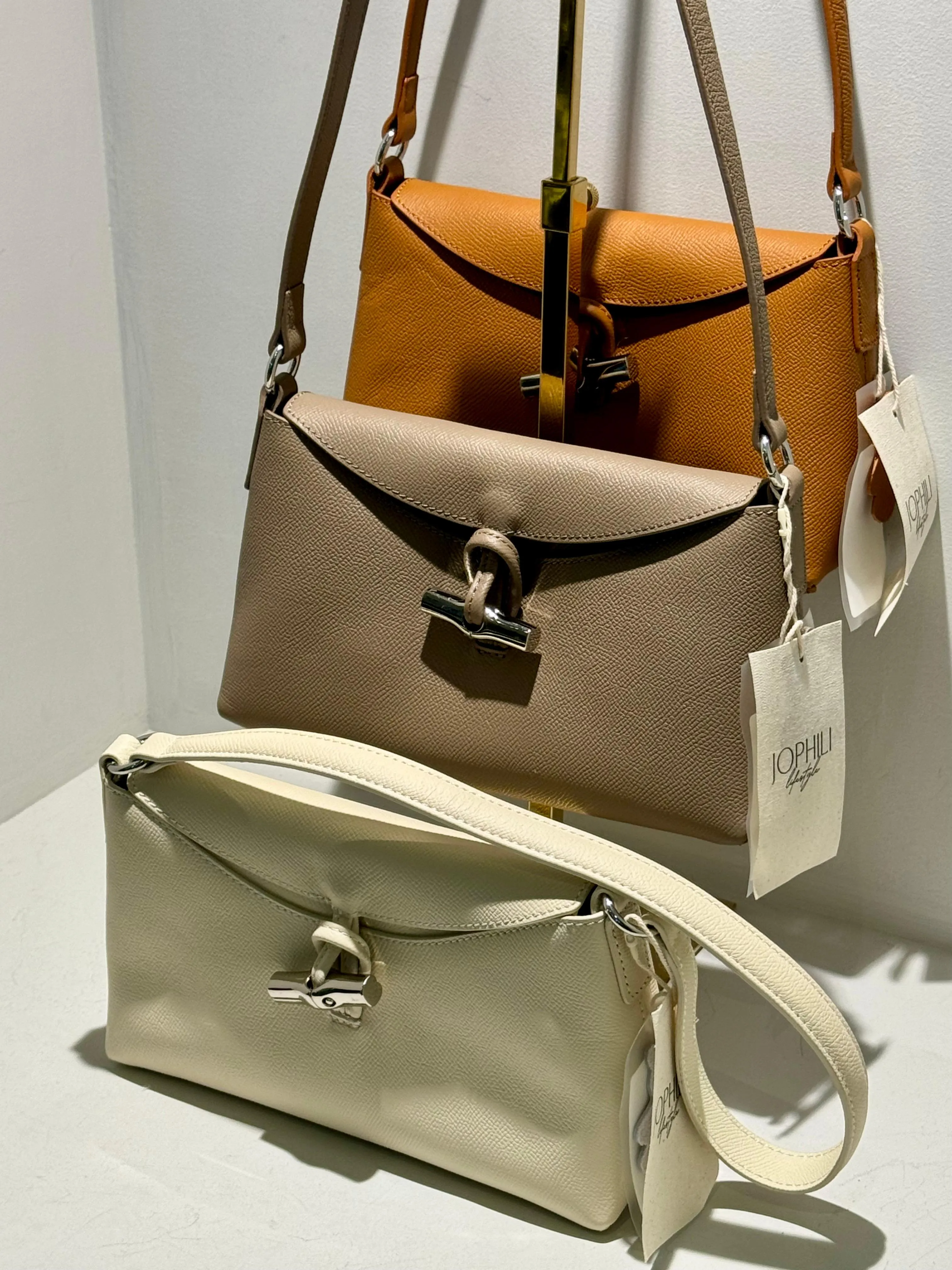 Embossed Leather Bag