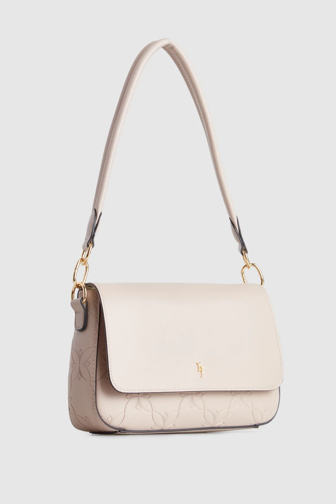Embossed Shoulder Bag