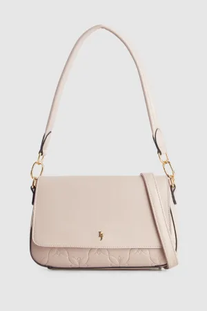 Embossed Shoulder Bag