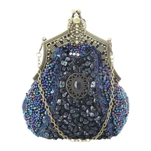Embroider Beads Handmade Vintage Bag
