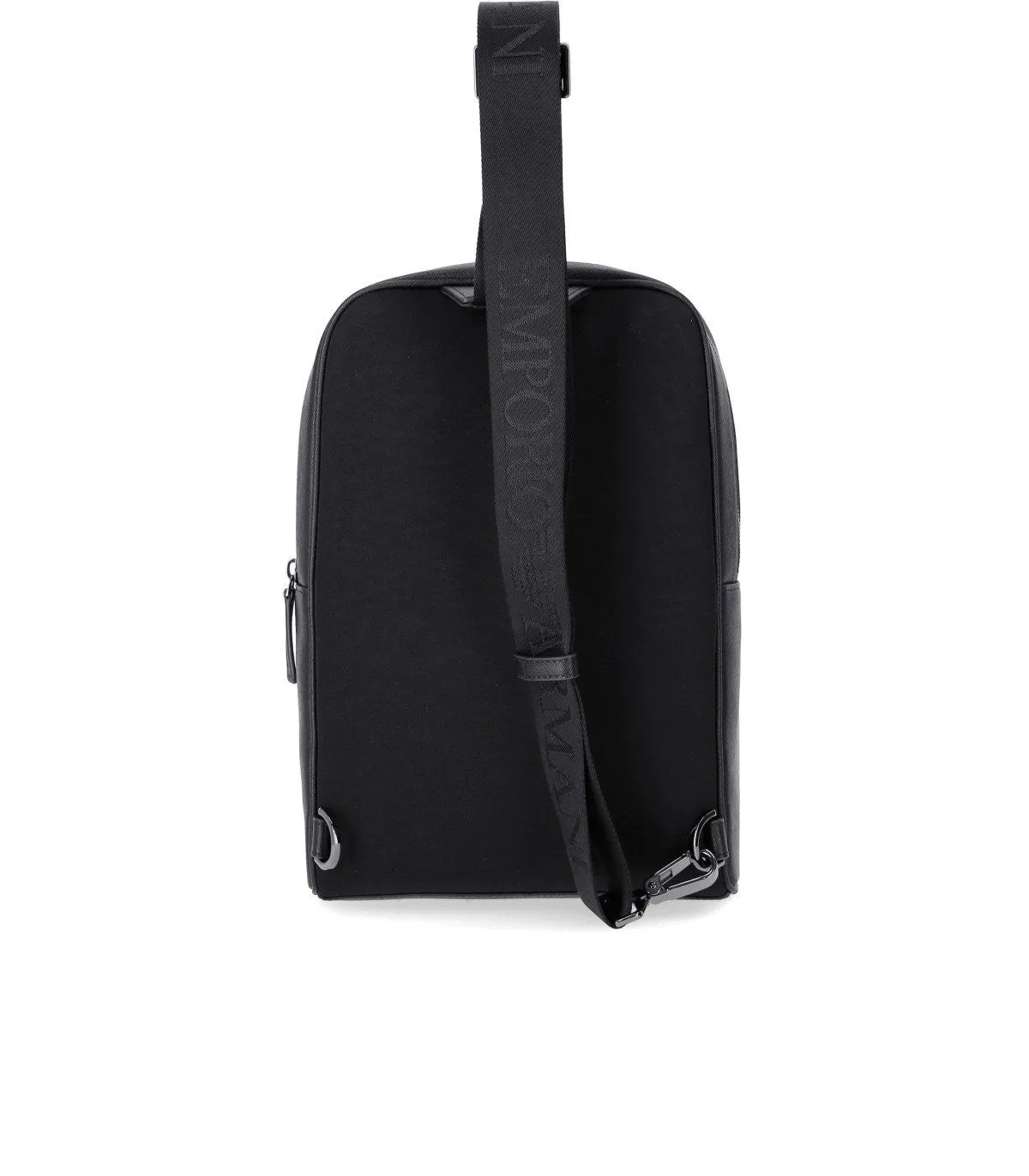 Emporio Armani Navy Blue One Shoulder Backpack