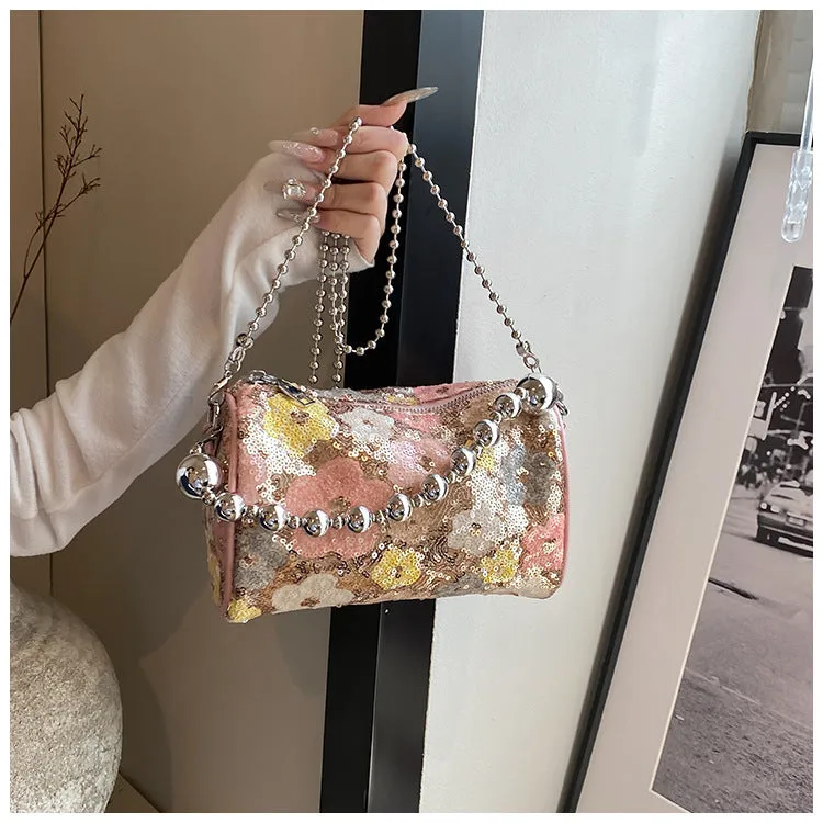 Flash Sequins High-grade Gifts Underarm Beaded Shoulder Bags