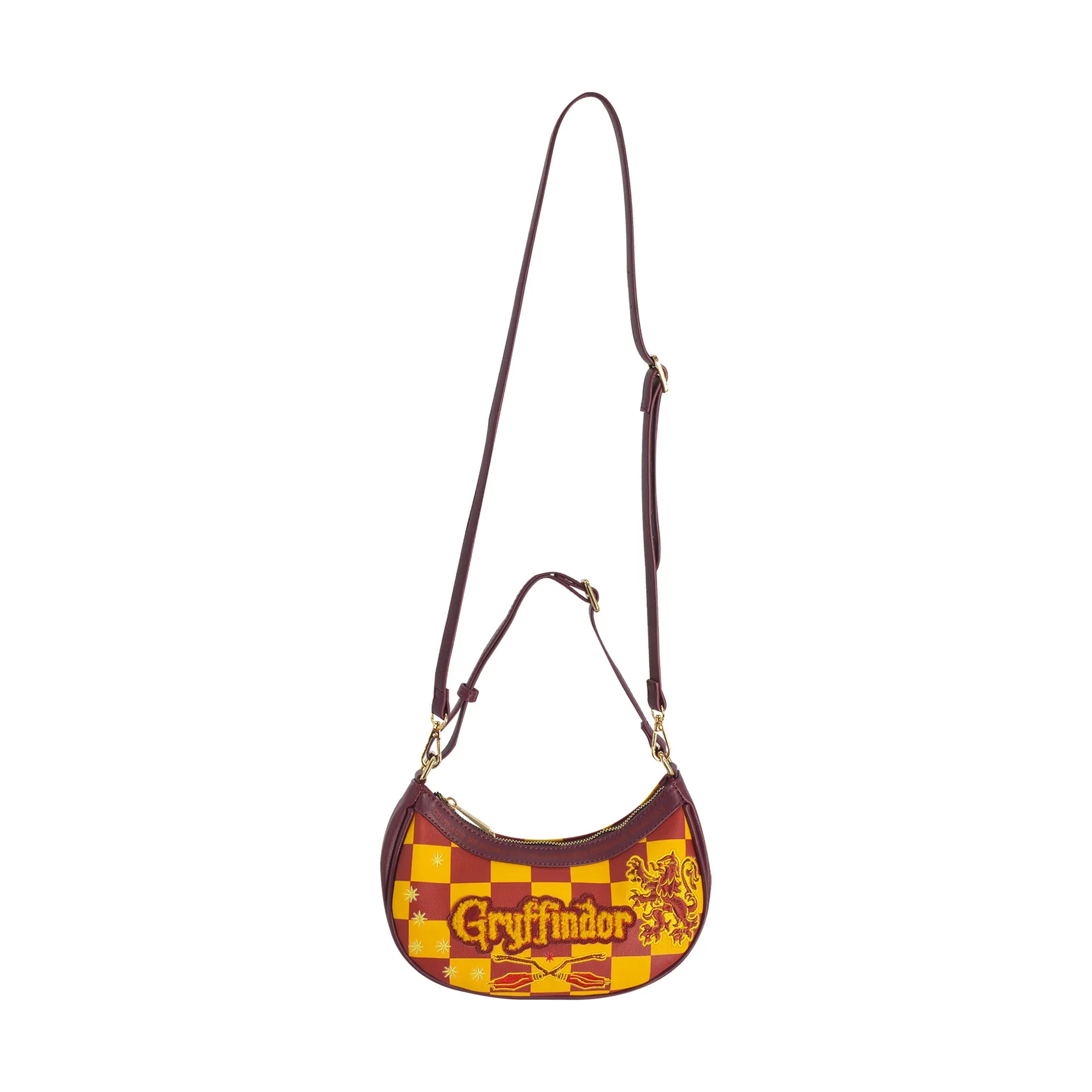 Fred Segal Harry Potter Checker Gryffindor Shoulder Bag, Red