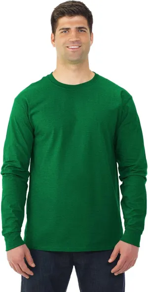 Fruit of the Loom Men's Long Sleeve Cotton T-Shirt