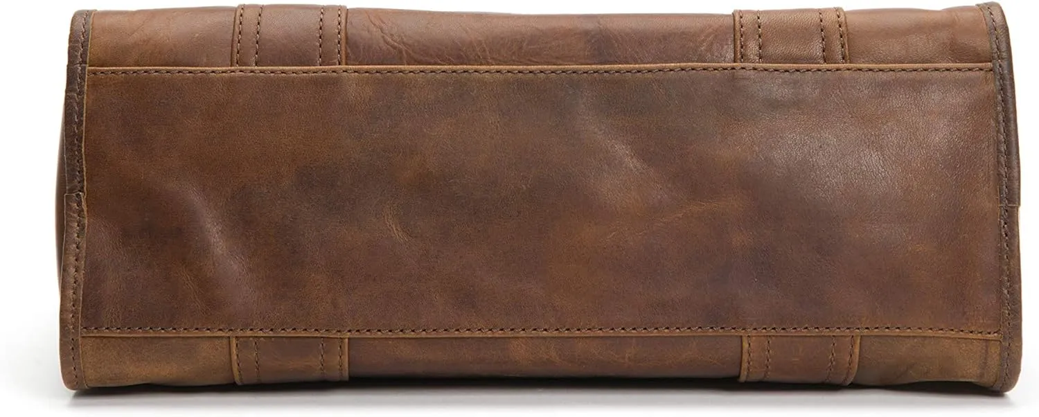 Frye Melissa Zip Satchel Leather Handbag