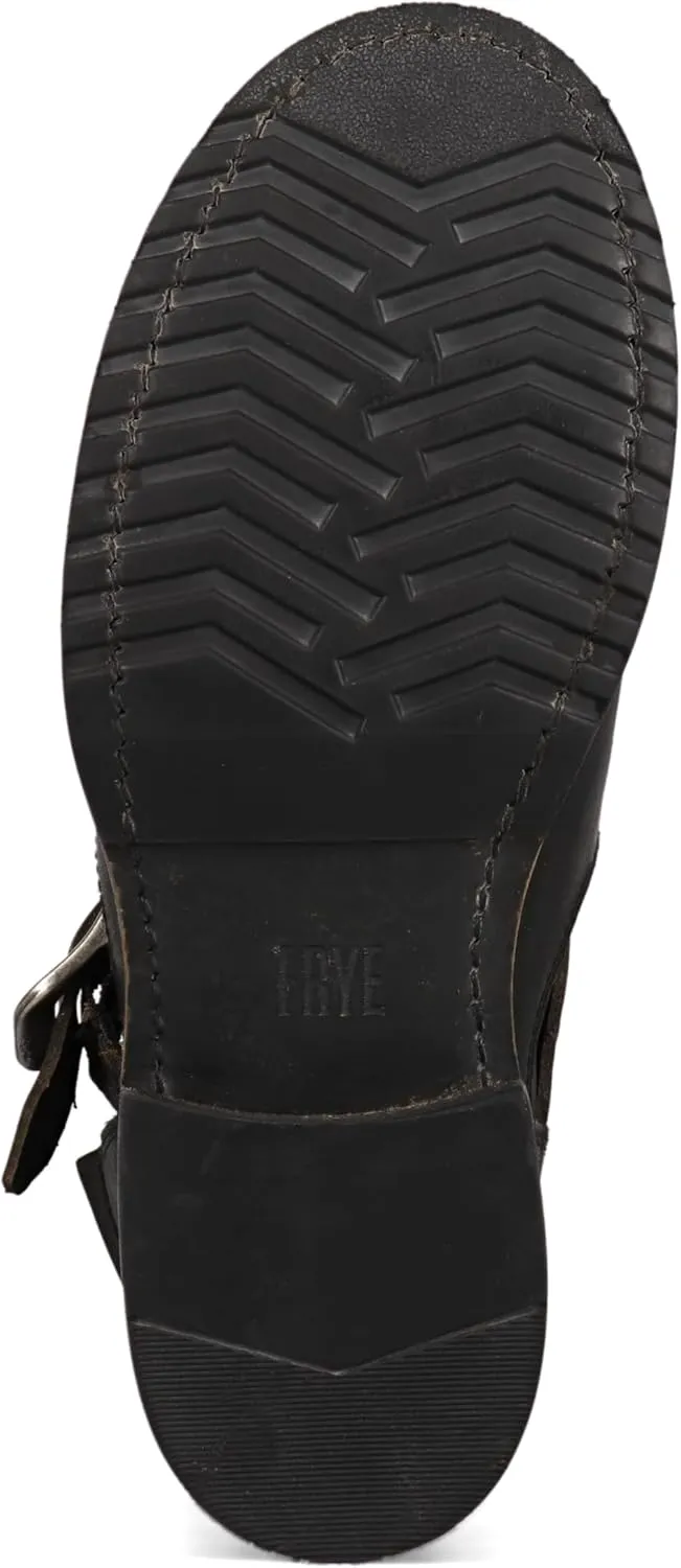 Frye Veronica Booties for Women Made from Full Grain Brush-Off Leather with Antique Metal Hardware and Waterproof, Hand-Stitched Goodyear Welt Construction