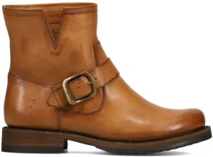 Frye Veronica Booties for Women Made from Full Grain Brush-Off Leather with Antique Metal Hardware and Waterproof, Hand-Stitched Goodyear Welt Construction