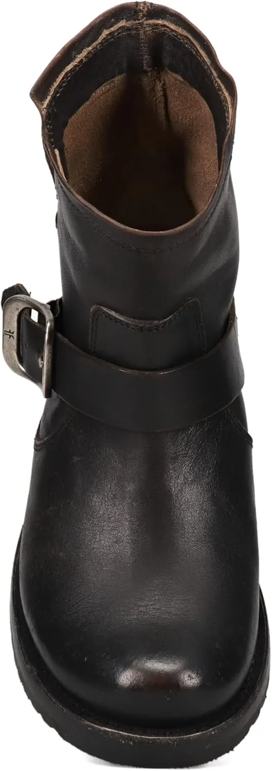Frye Veronica Booties for Women Made from Full Grain Brush-Off Leather with Antique Metal Hardware and Waterproof, Hand-Stitched Goodyear Welt Construction