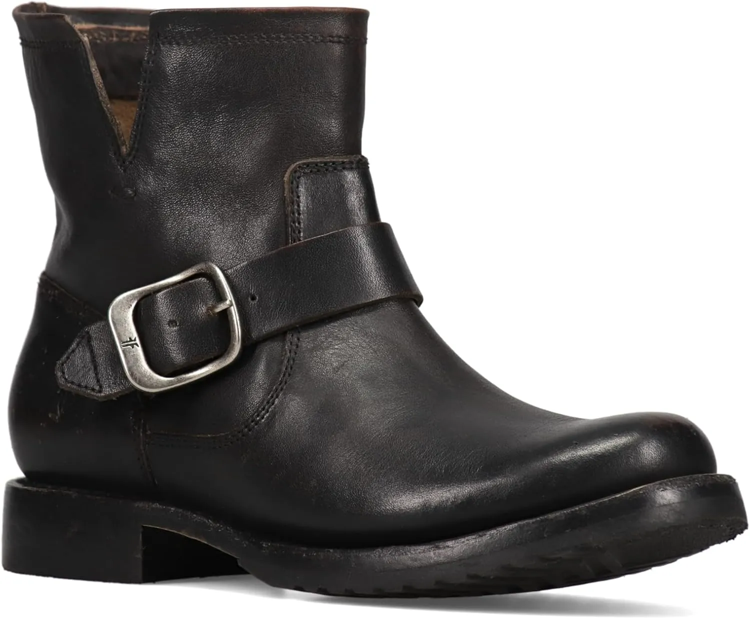 Frye Veronica Booties for Women Made from Full Grain Brush-Off Leather with Antique Metal Hardware and Waterproof, Hand-Stitched Goodyear Welt Construction