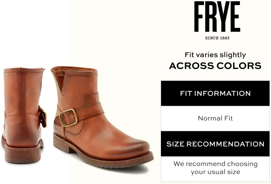 Frye Veronica Booties for Women Made from Full Grain Brush-Off Leather with Antique Metal Hardware and Waterproof, Hand-Stitched Goodyear Welt Construction