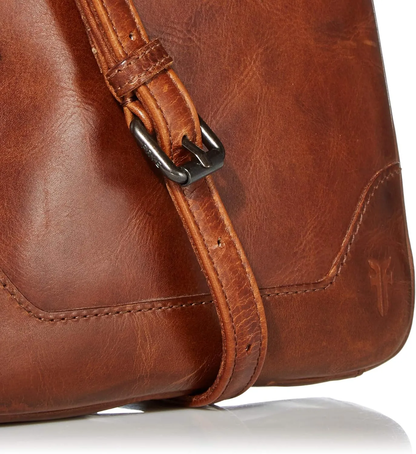 Frye Women's Melissa Swing Pack Zip Crossbody Bag, Handbag with Adjustable Strap & Pockets