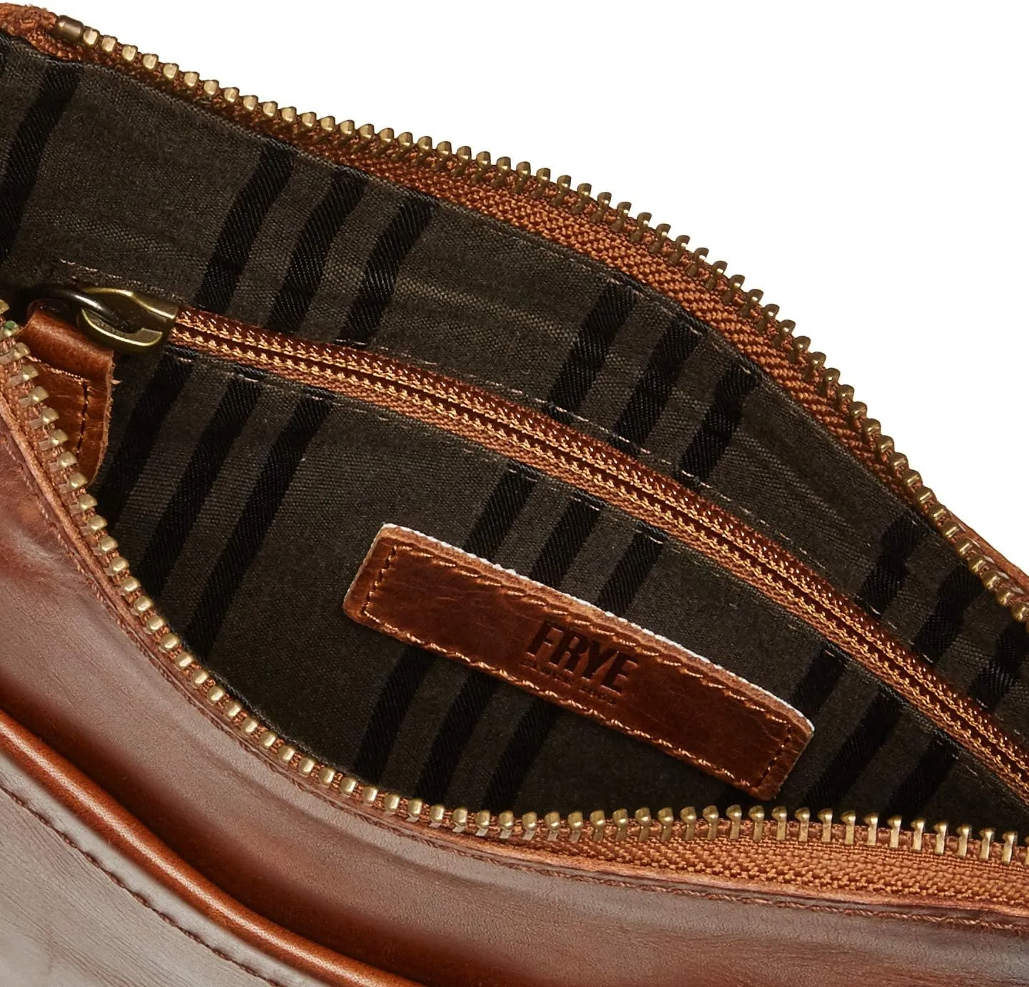 Frye Women's Melissa Swing Pack Zip Crossbody Bag, Handbag with Adjustable Strap & Pockets