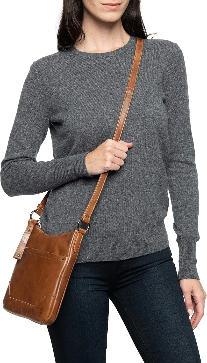 Frye Women's Melissa Swing Pack Zip Crossbody Bag, Handbag with Adjustable Strap & Pockets
