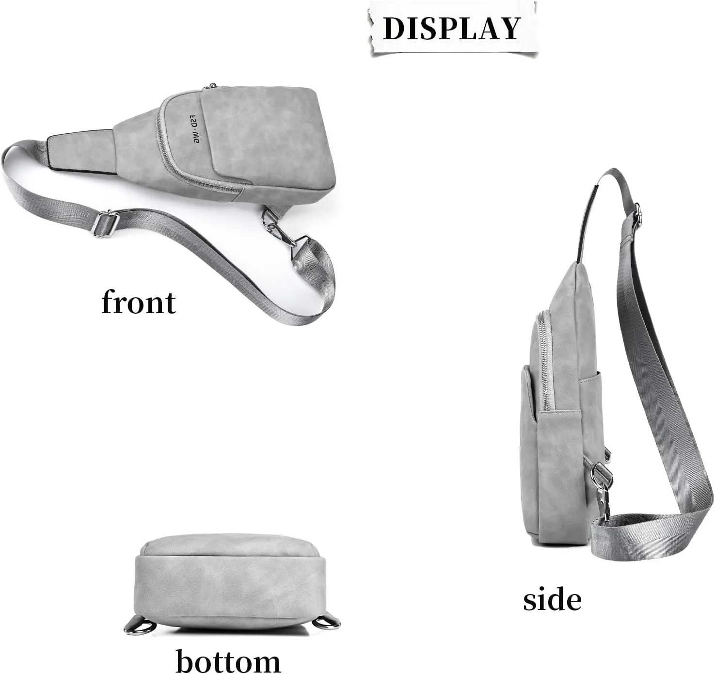 FSD.WG sling Backpack for Men Chest Bag Crossbody Shoulder Bags Travel Bag Purse for Men with Water Resistant