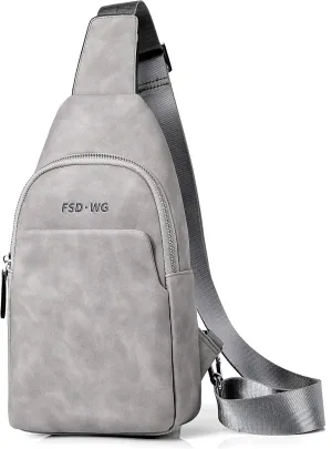 FSD.WG sling Backpack for Men Chest Bag Crossbody Shoulder Bags Travel Bag Purse for Men with Water Resistant