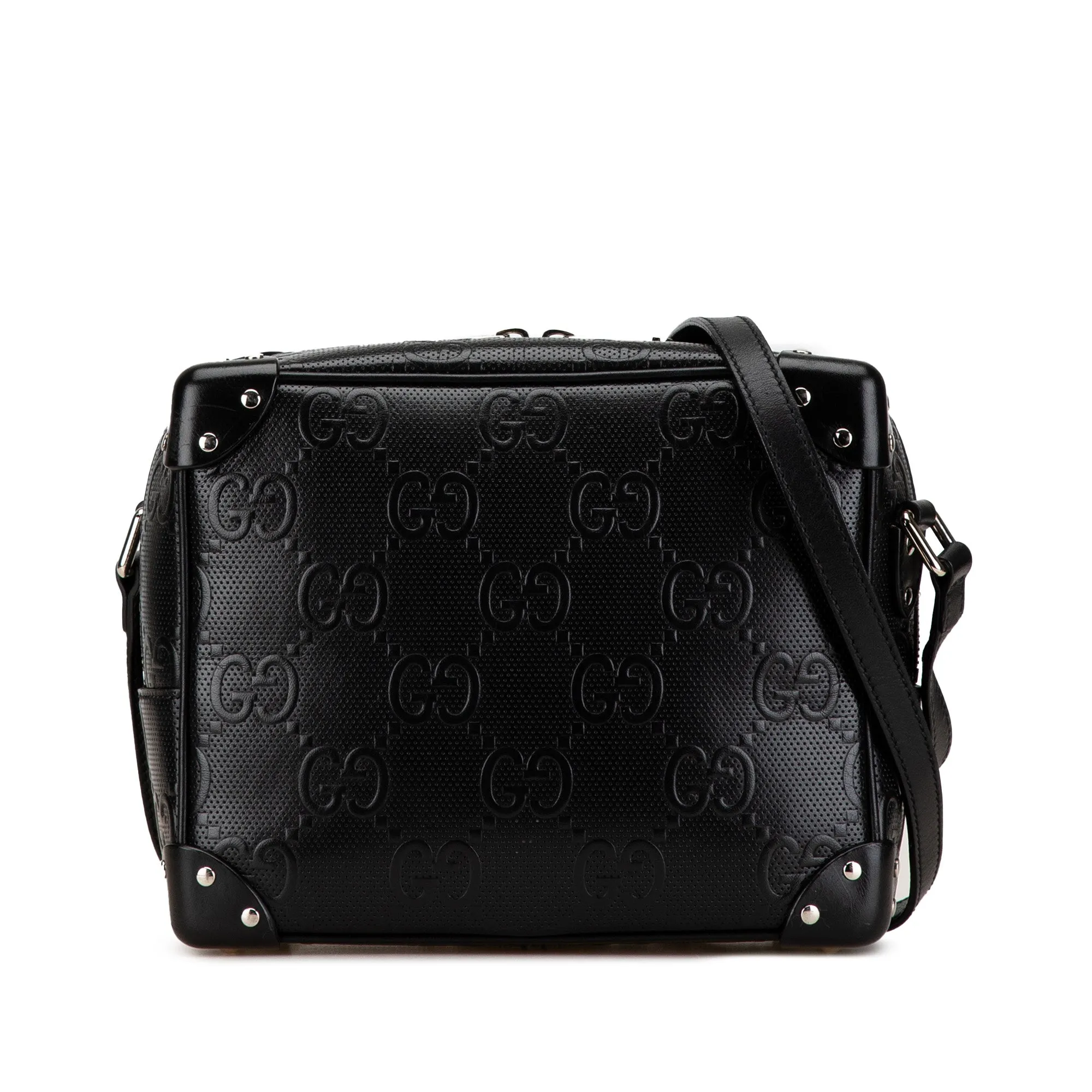 GG Embossed Leather Crossbody