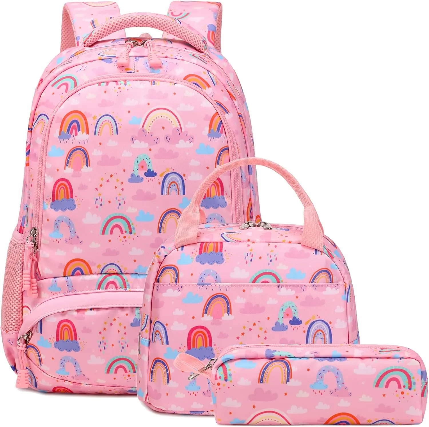 Girls Backpack for Elementary Kids School Bookbag Set Cute Unicorn Backpacks for Girls Water Resistant