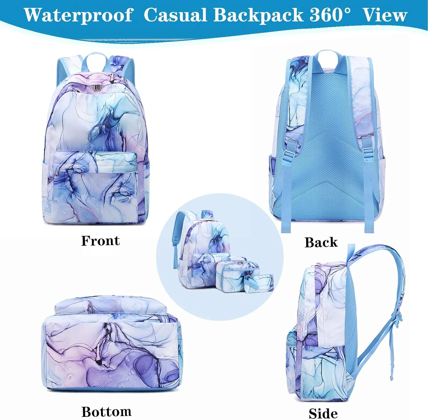 Girls Backpack School Backpack for Boys and Girls Laptop Backpack Water Resistant Middle School Bags Kids Backpacks
