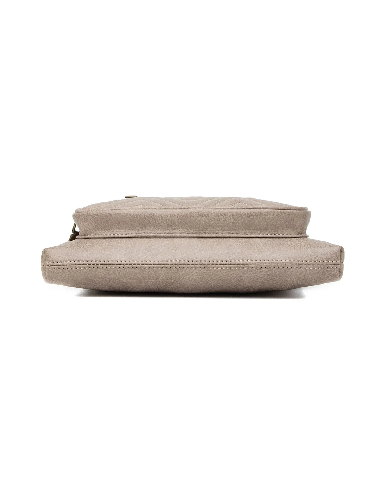 GISELLE VEGAN XBODY BAG- XB-2332-TAUPE