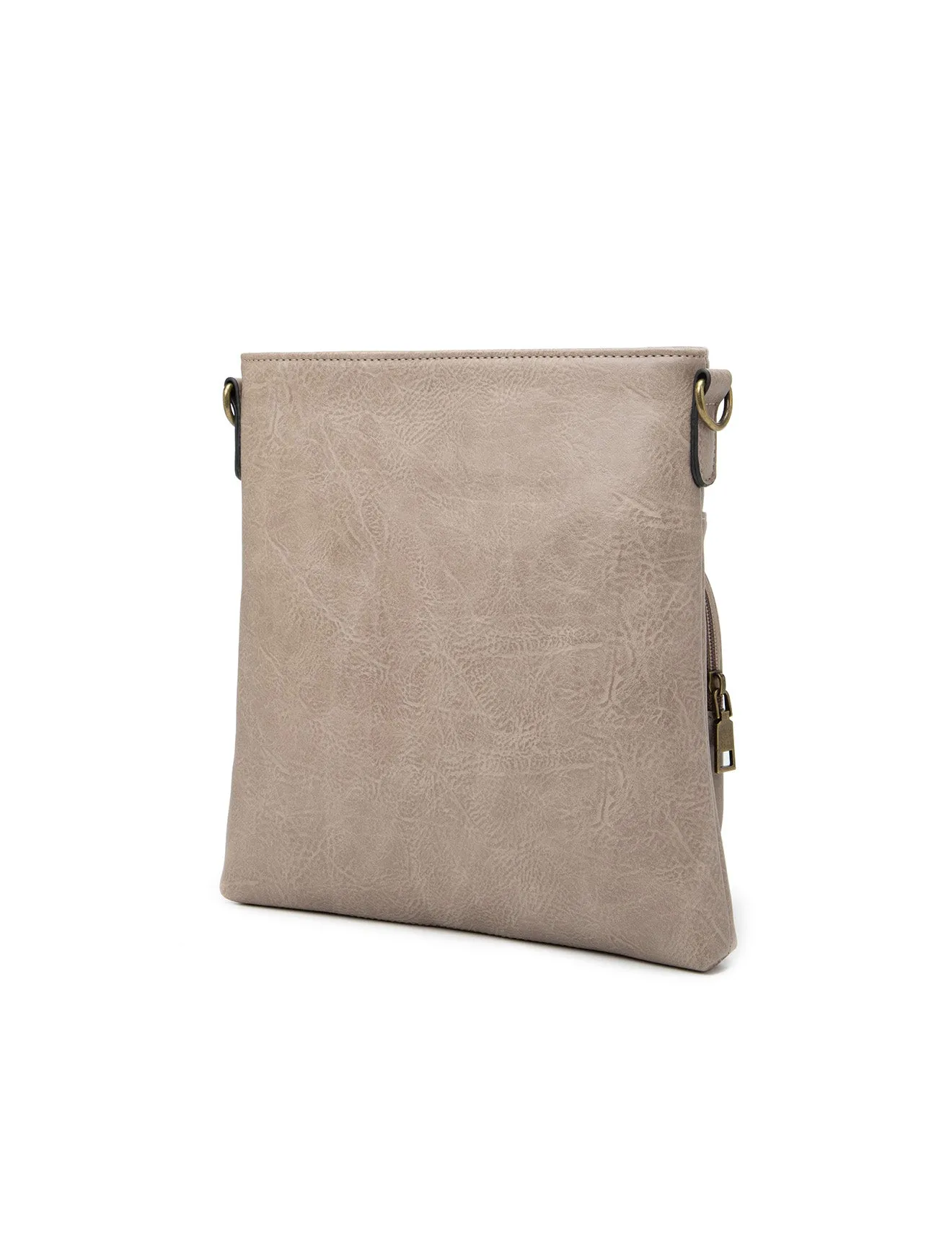 GISELLE VEGAN XBODY BAG- XB-2332-TAUPE