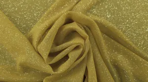Glitter Chiffon Antique Gold