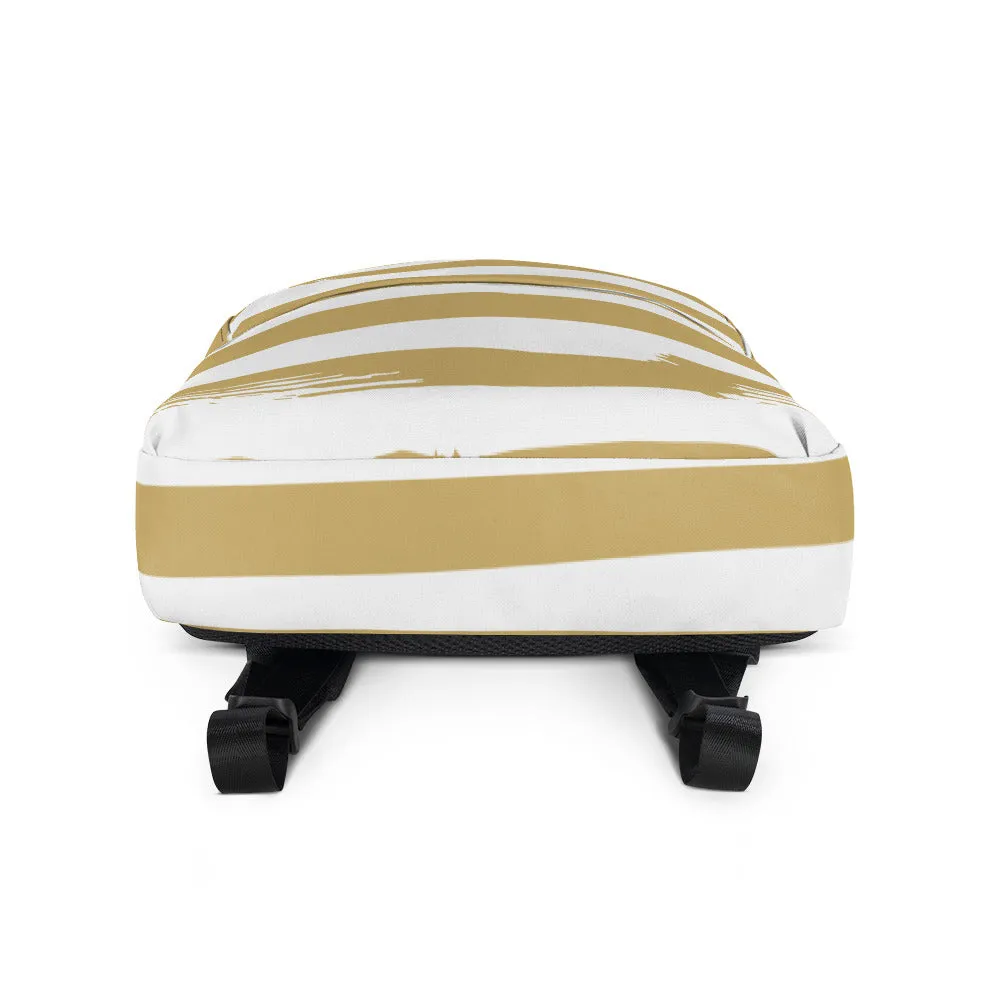 Gold Strip Backpack