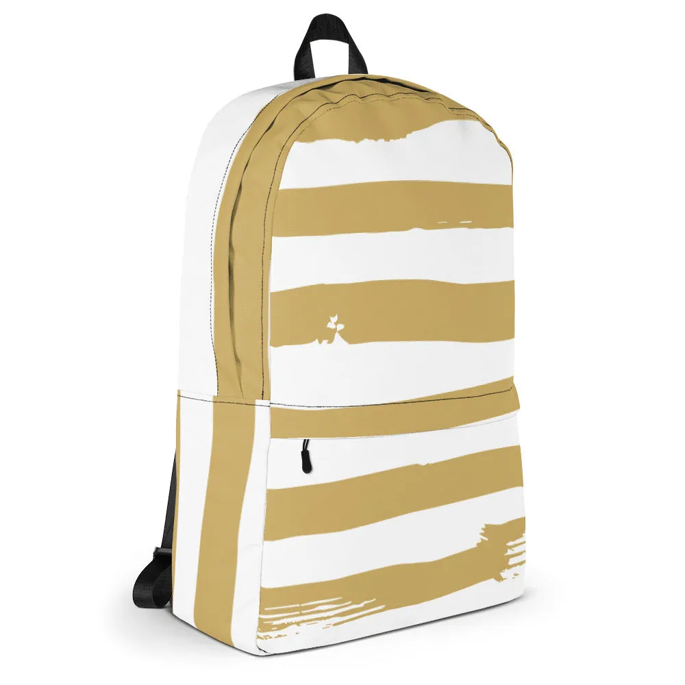 Gold Strip Backpack
