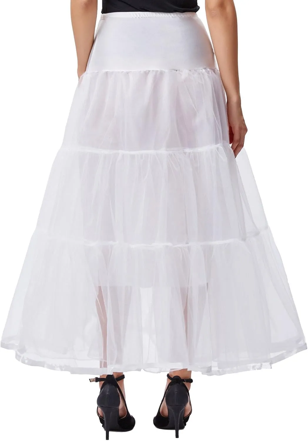 GRACE KARIN Women's Ankle Length Petticoats Wedding Slips Plus Size S-3X