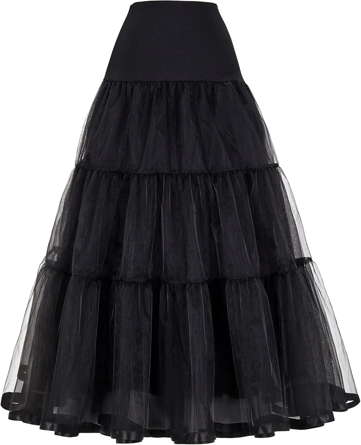 GRACE KARIN Women's Ankle Length Petticoats Wedding Slips Plus Size S-3X