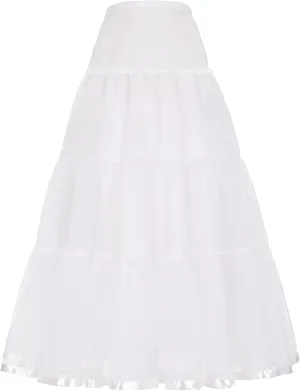 GRACE KARIN Women's Ankle Length Petticoats Wedding Slips Plus Size S-3X