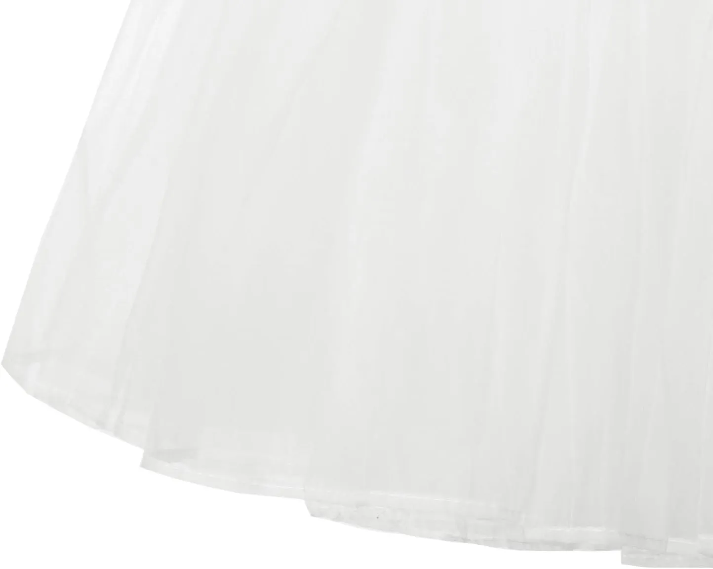 GRACE KARIN Women's Long Petticoat Crinoline Underskirt for Long Dress Mid Length Wedding Petticoat