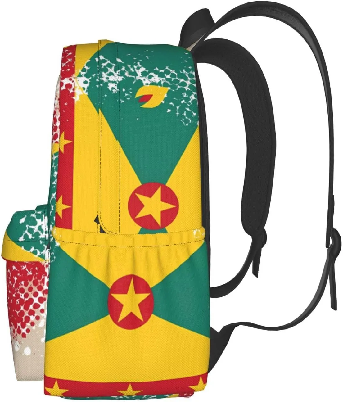 Grenada Flag Large Travel Backpack Casual Backpacks Laptop Daypack Working Rucksack Lightweight Back Pack Sports Bag with Adjustable Shoulder Strap