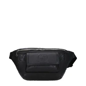 Gucci Backpacks and Fanny Packs Men Leather Black