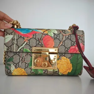 Gucci Sylvie Floral Print Shoulder Bag