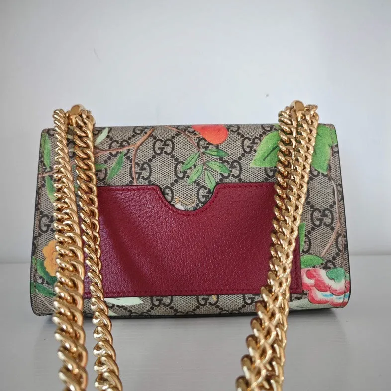 Gucci Sylvie Floral Print Shoulder Bag