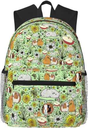 guinea pigs print Lightweight and comfortable backpack Casual Laptop Backpack for Travel Hiking
