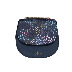 HALF MOON CROSS BODY - MIDNIGHT LEOPARD