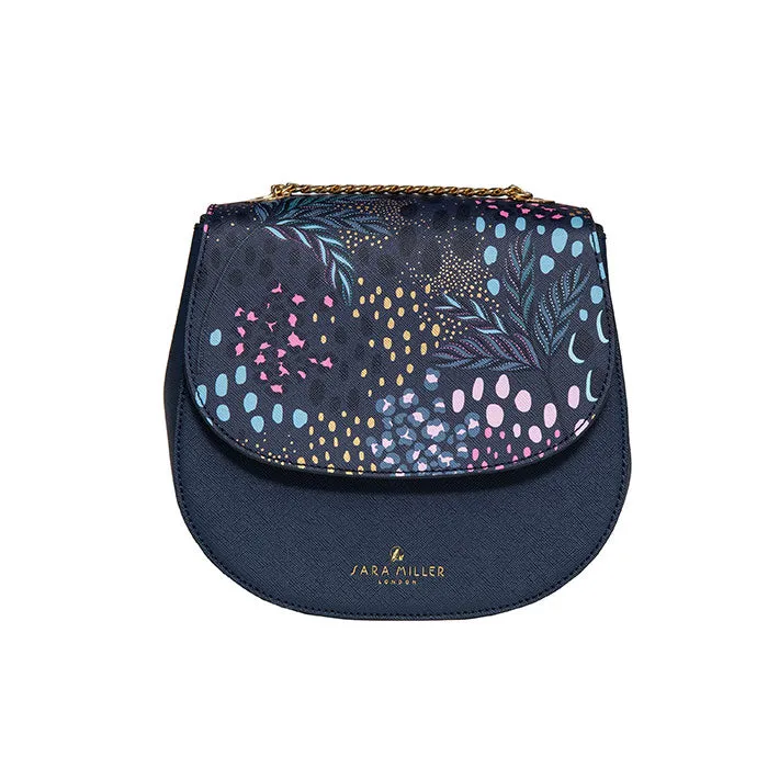 HALF MOON CROSS BODY - MIDNIGHT LEOPARD