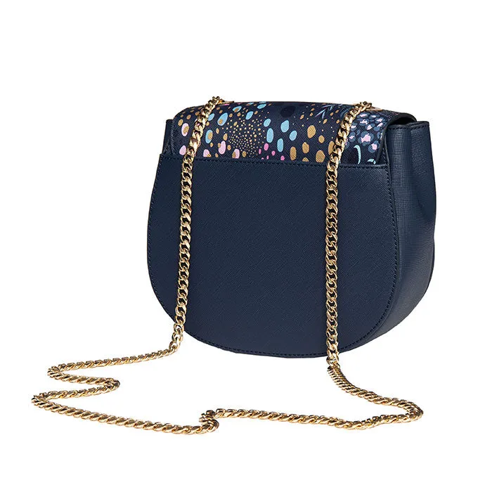 HALF MOON CROSS BODY - MIDNIGHT LEOPARD