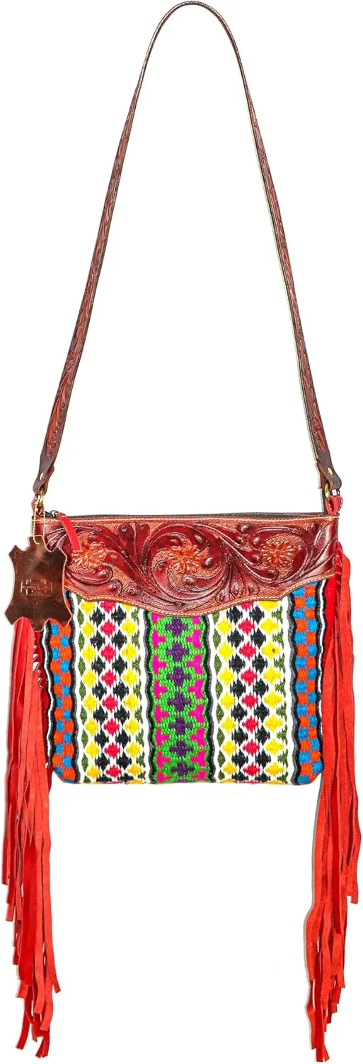 Handmade Cross Body Designer Bag for Women Crossbody Ladies woven Trendy Handbags Rug Bag Gift for Her M19