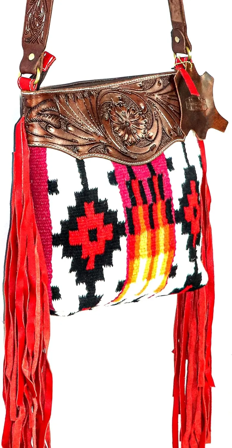 Handmade Cross Body Designer Bag for Women Crossbody woven Trendy Handbags Rug Bag Gift for Her