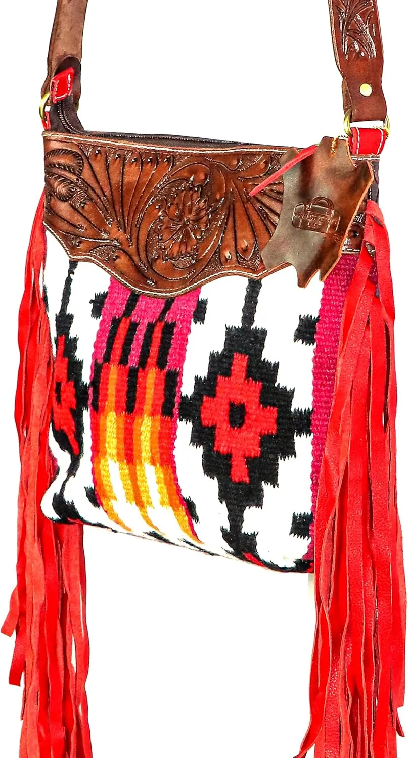 Handmade Cross Body Designer Bag for Women Crossbody woven Trendy Handbags Rug Bag Gift for Her
