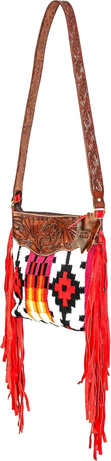 Handmade Cross Body Designer Bag for Women Crossbody woven Trendy Handbags Rug Bag Gift for Her