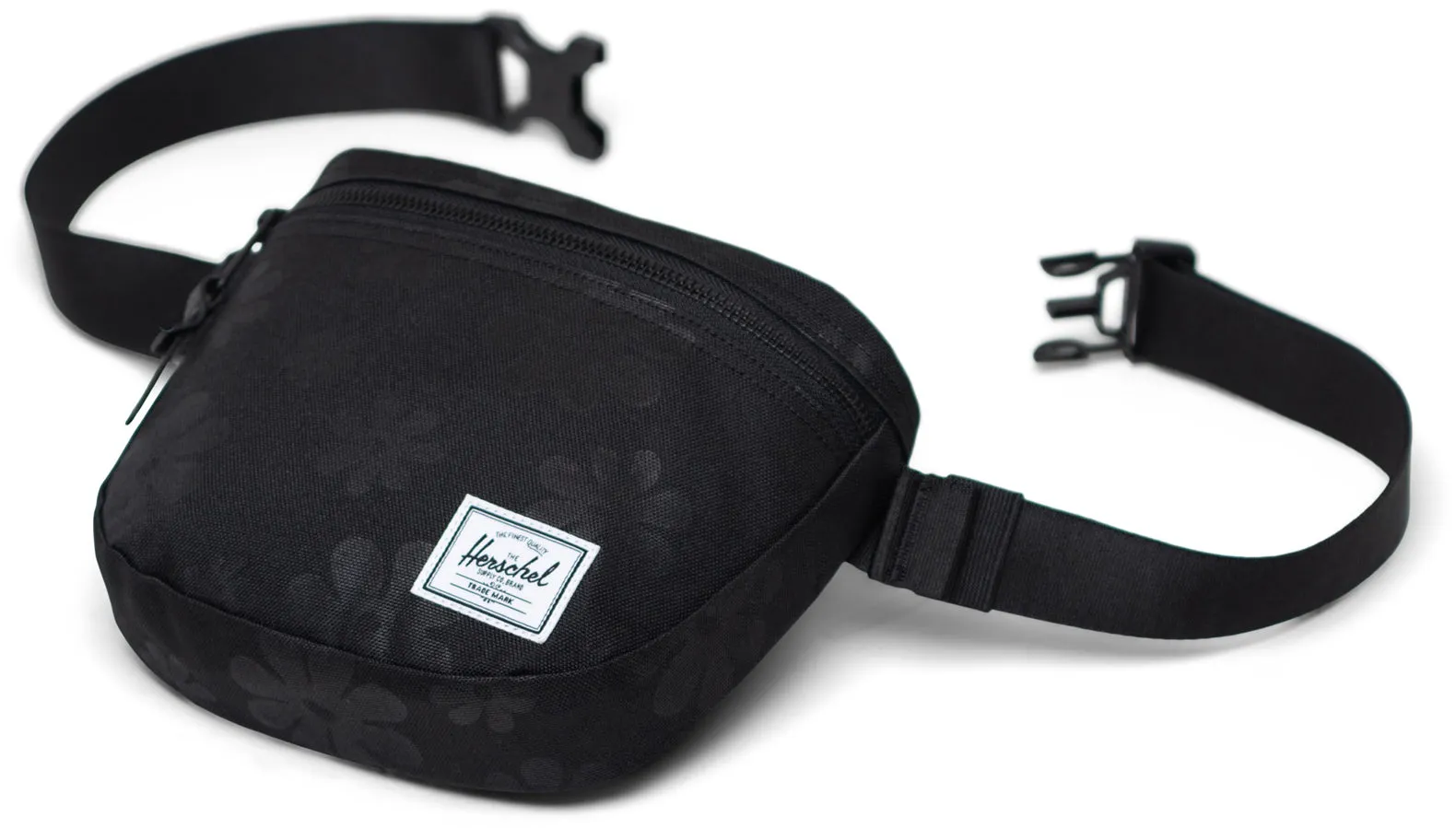 Herschel Settlement Hip Pack Black Floral Sun