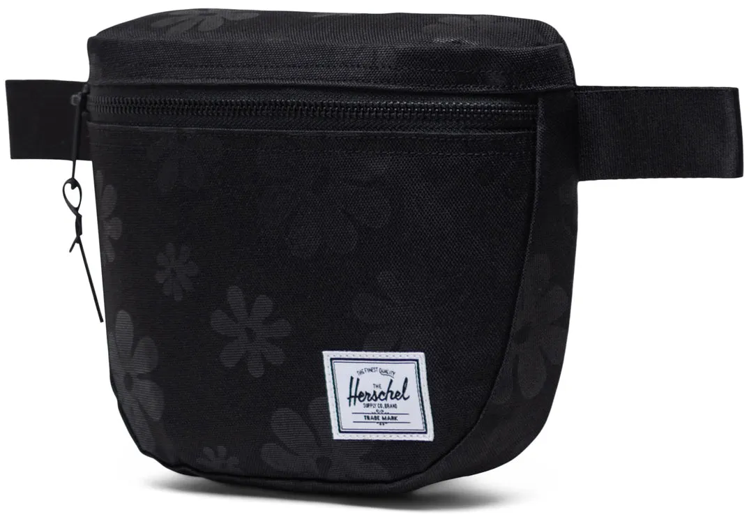 Herschel Settlement Hip Pack Black Floral Sun