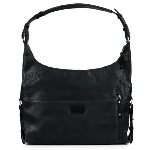 Hide Park Penelope Women’s Black Leather Handbag - One Size