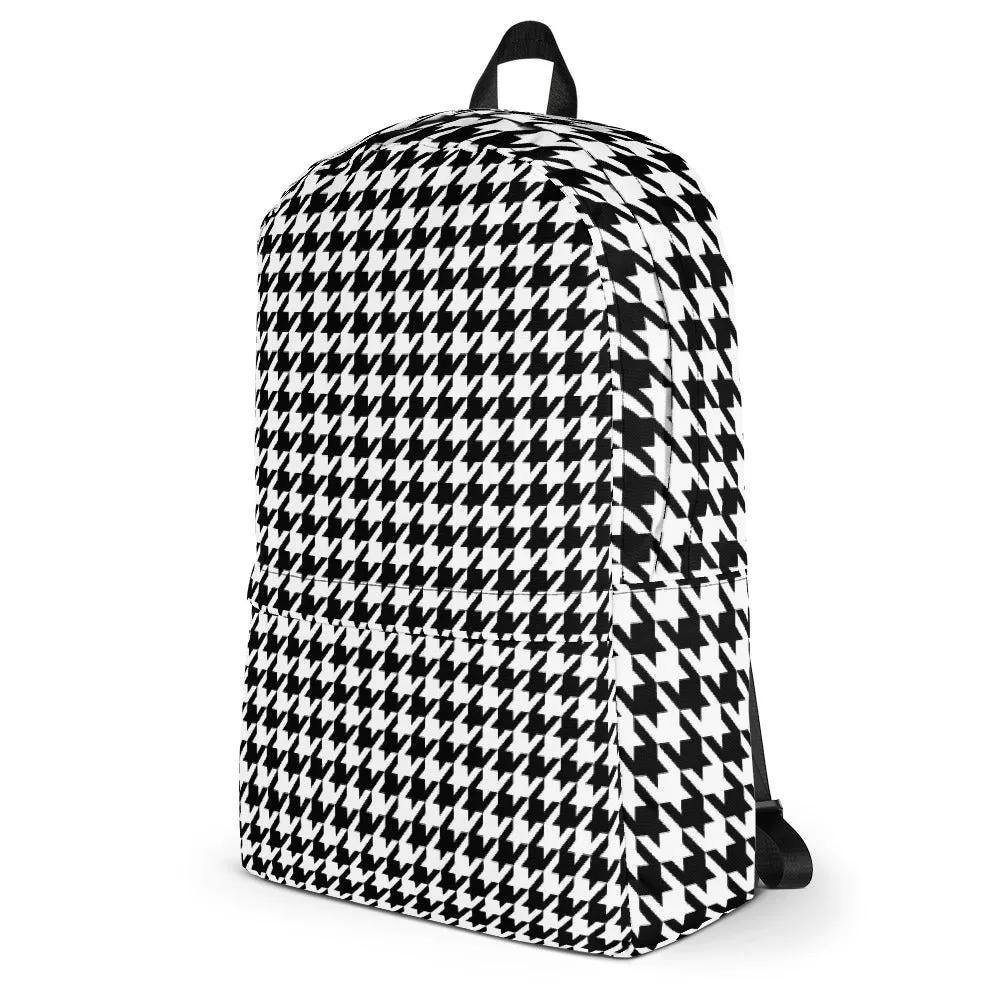 Houndstooth Don't wait Futuristic Backpack